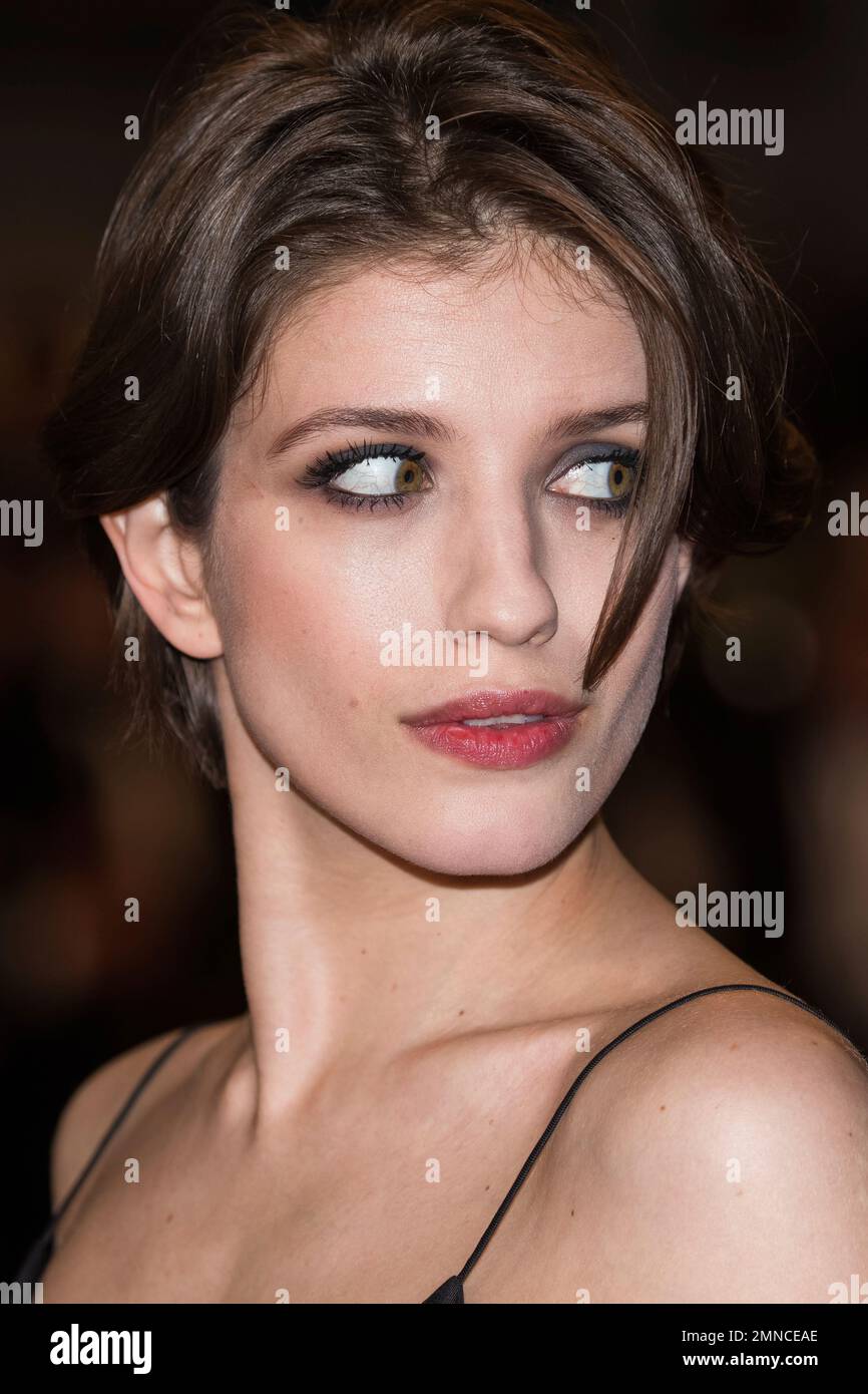 Anna Chipovskaya poses for photographers upon arrival at the premiere