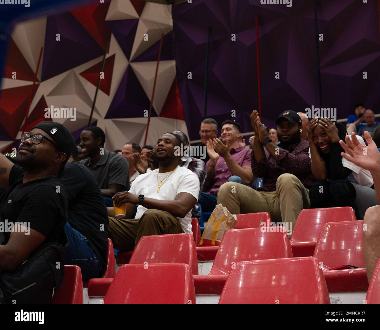 Spectators from Ali Al Salem Air Base, Camp Buehring, and Camp Arifjan