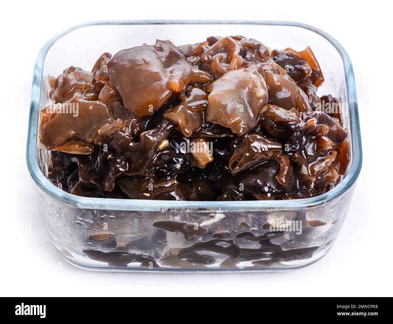 Chinese pickled muer mushroom in a glass container Stock Photo Alamy