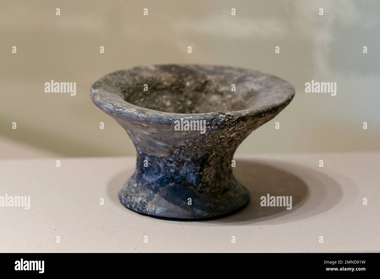 ceramics containers, Son Fornes Archaeological Museum, talayotic period room (1300-123 a. C.), Montuiri,   Es Pla region, Mallorca, Spain Stock Photo