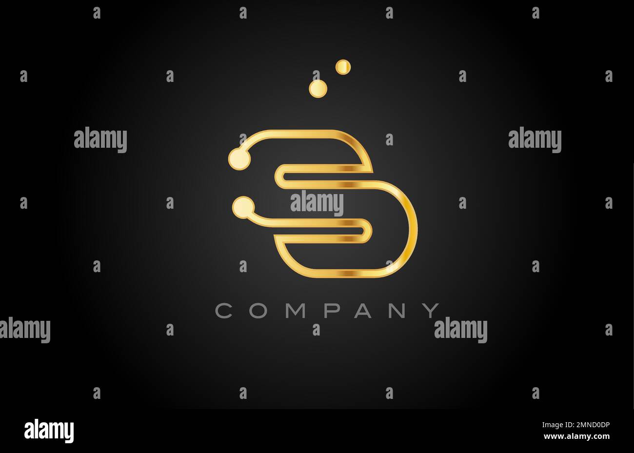 S dot line alphabet letter logo icon design. Creative template for ...