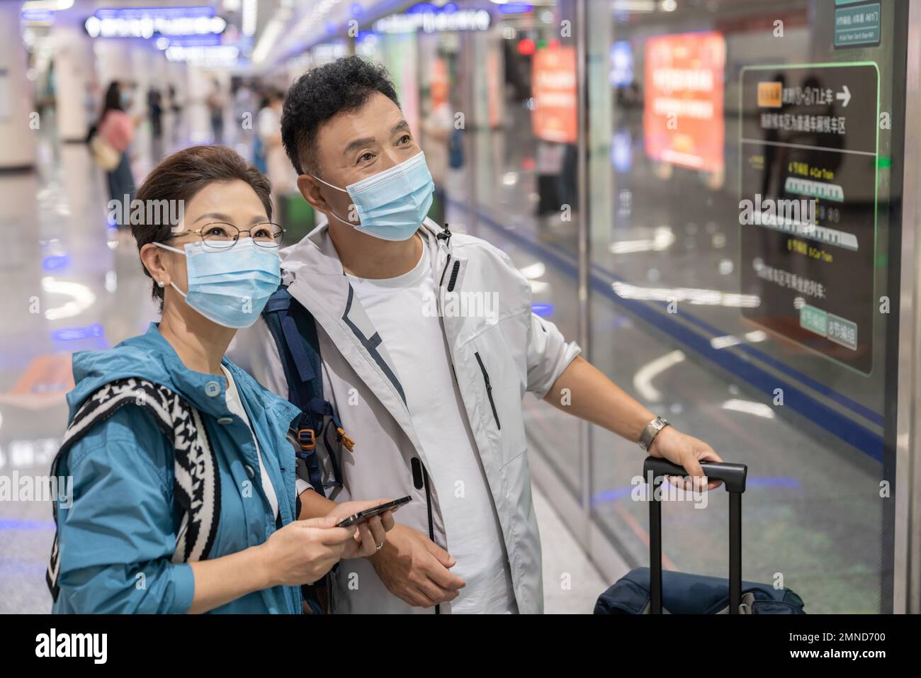 Elderly characters wearing masks hi-res stock photography and images ...