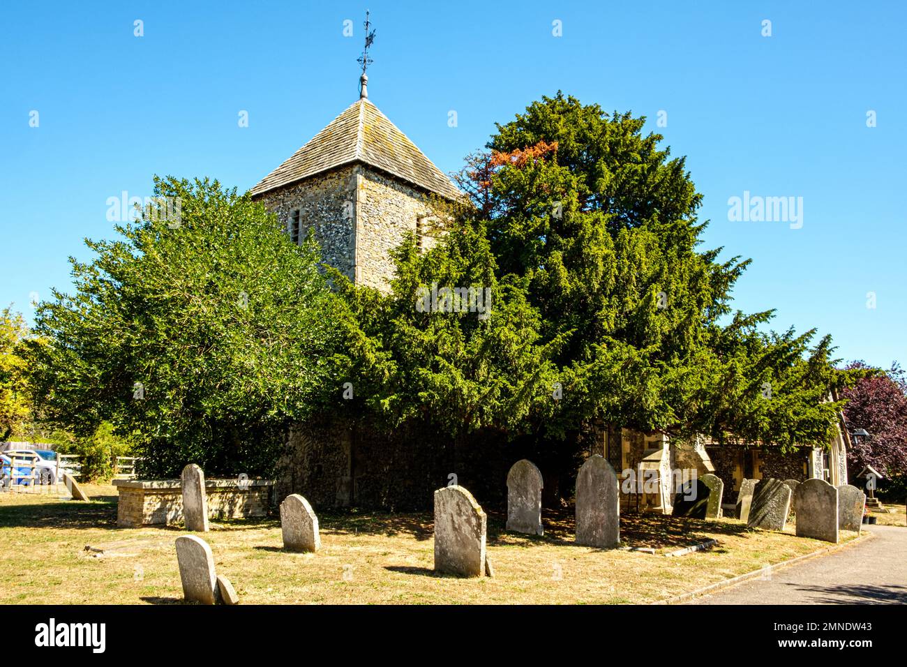 All Saints Church, The Street, Iwade, Kent, England Stock Photo