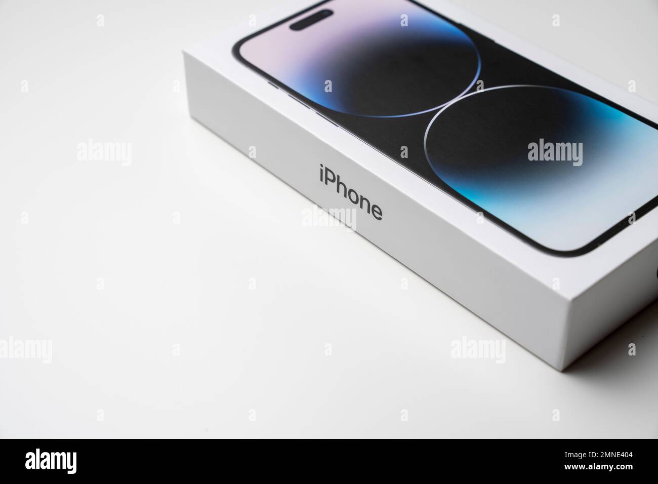 iPhone 14 Pro Max in Space Black color, in box. In Apple's latest phone ...