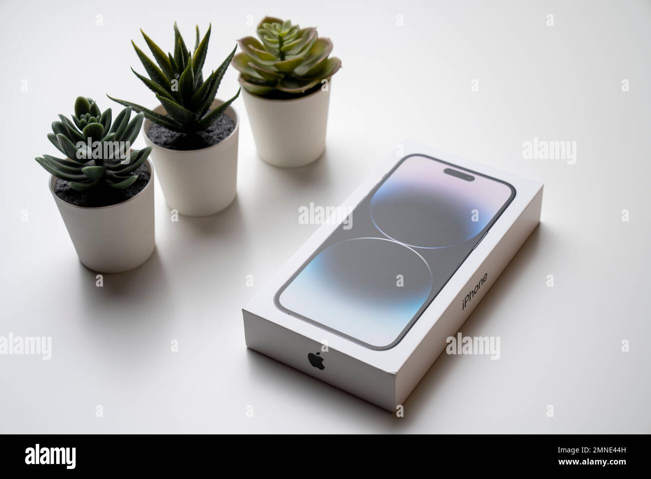 iPhone 14 Pro Max in Space Black color, in box. In Apple's latest phone ...