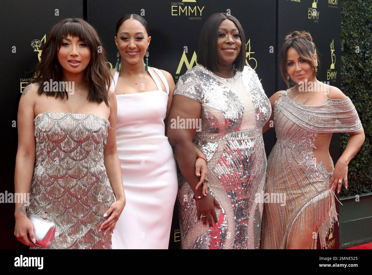 Jeannie Mai, from left, Tamera MowryHousley, Loni Love and Adrienne