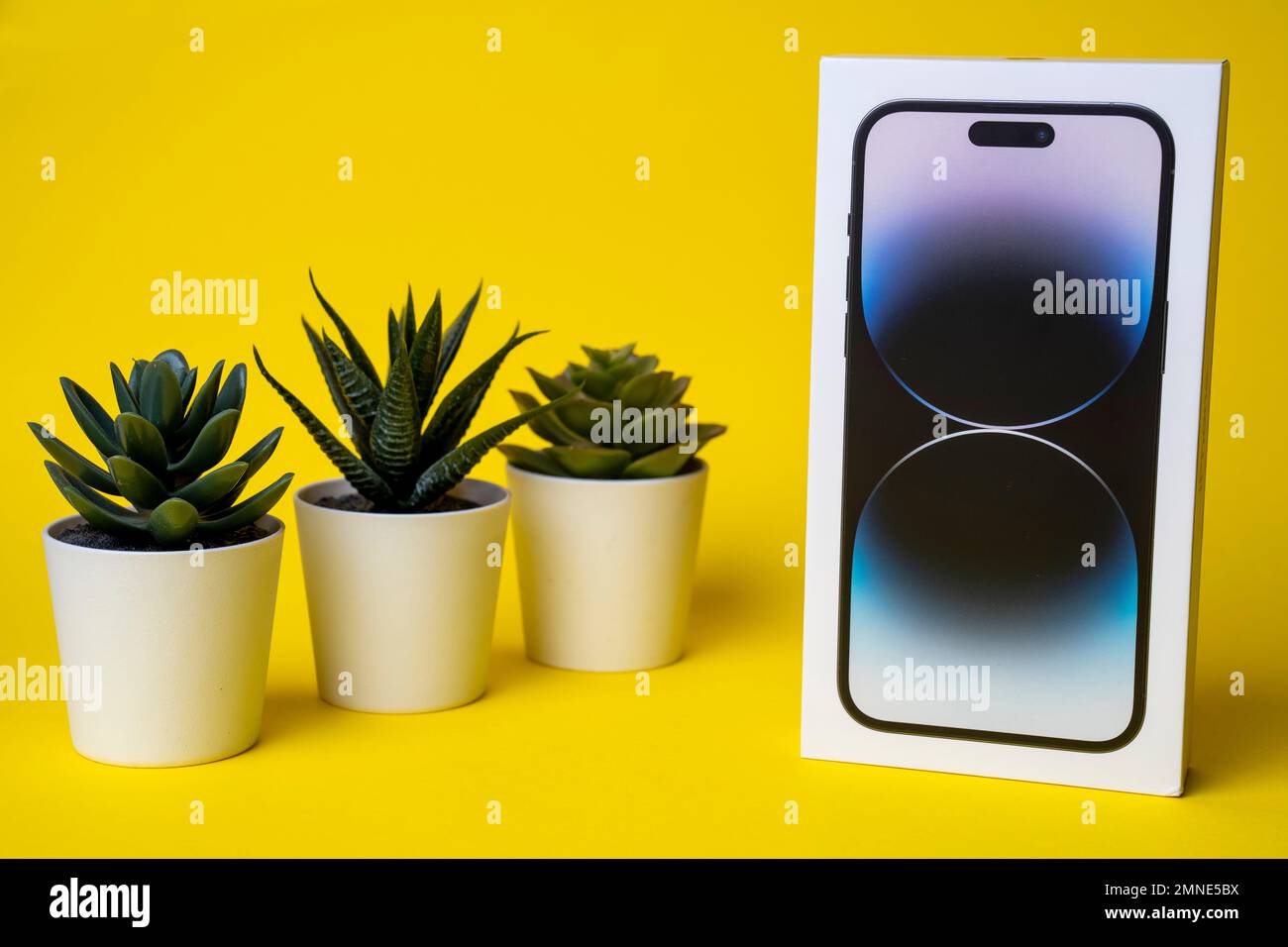 iPhone 14 Pro Max in Space Black color, in box. In Apple's latest phone ...