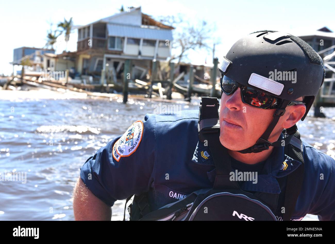 Petty Officer Hunter Gaines, assigned to the Gulf Strike Team