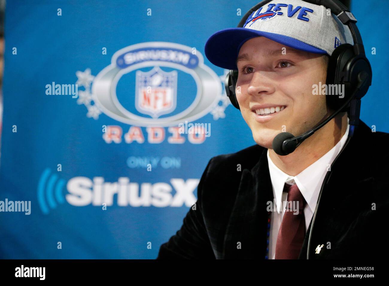 IMAGE DISTRIBUTED FOR SIRIUSXM Buffalo Bills draftee quarterback Josh