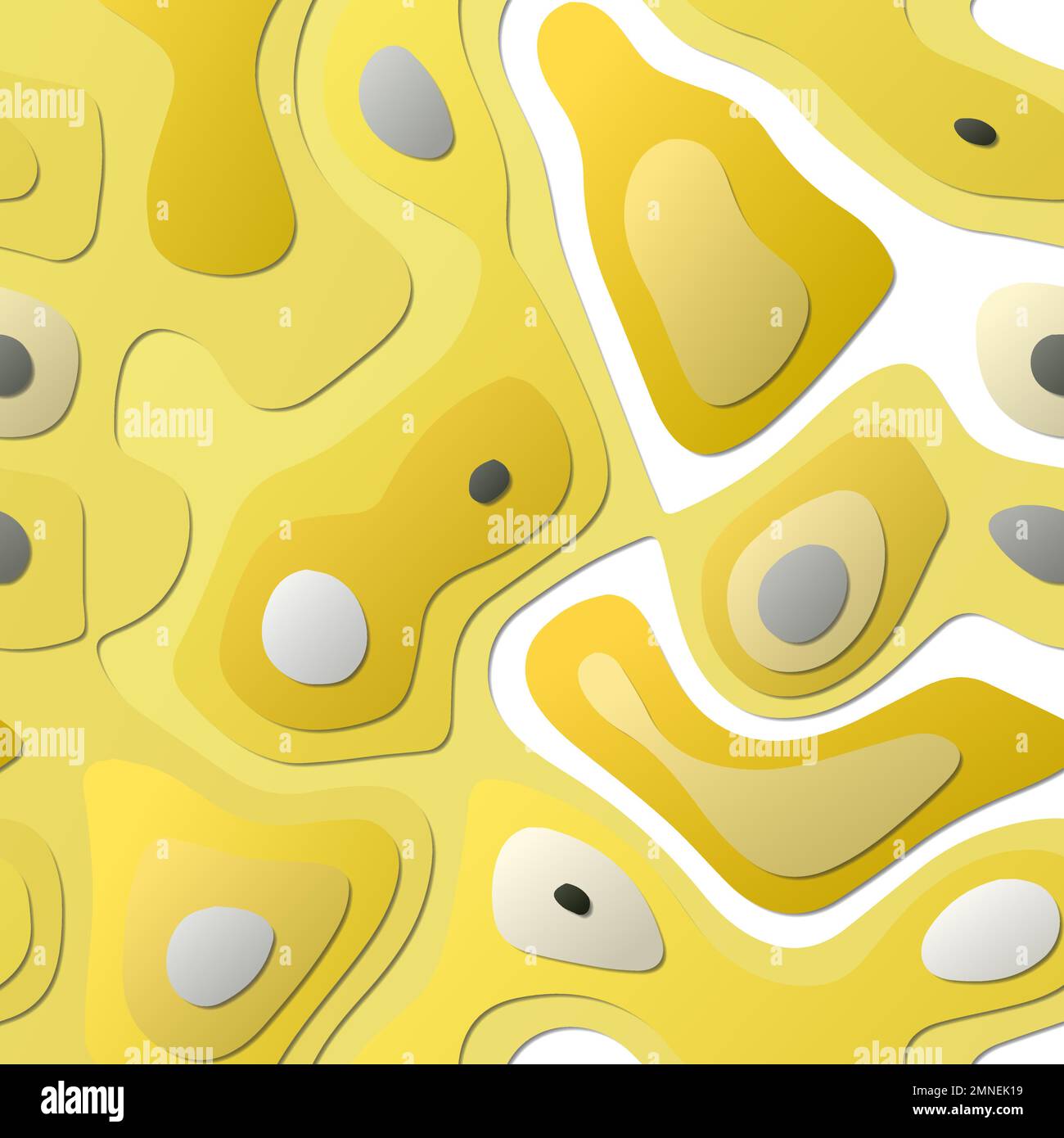 Colorful abstract layers. Papercut style background. Vibrant 3D ...