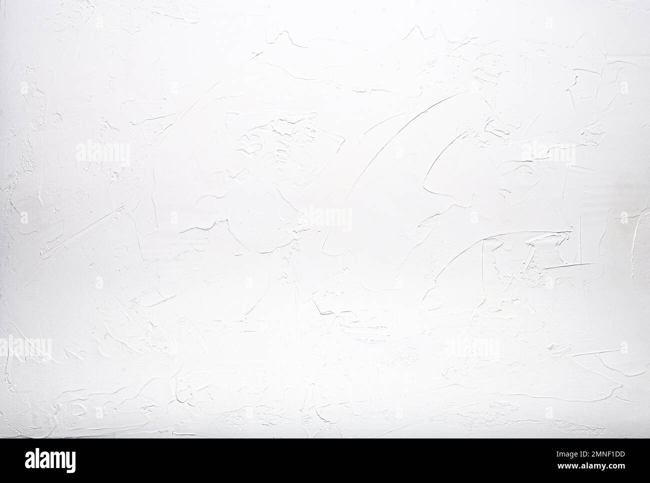 White light painted abstract rustic concrete blank background or backdrop with space for text, stone texture template wall surface free stains for Stock Photo