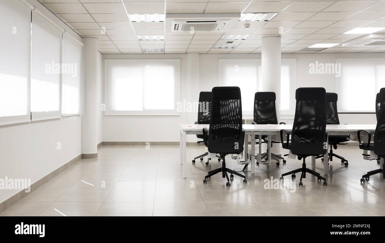 Photo Empty conference room with copy space. Resolution and high ...
