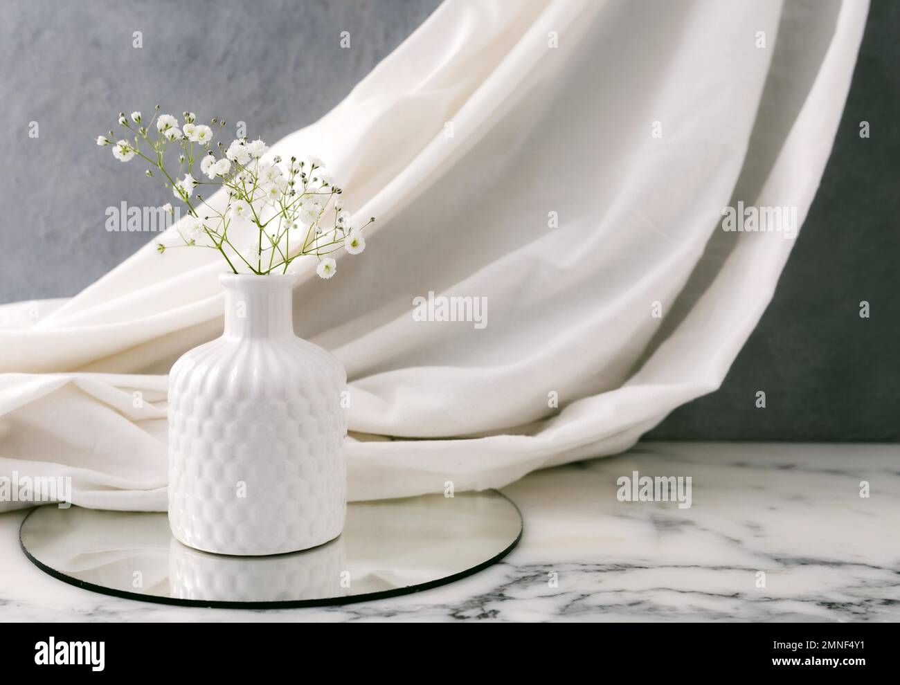 ceramic vase with flowers table. Resolution and high quality beautiful photo Stock Photo