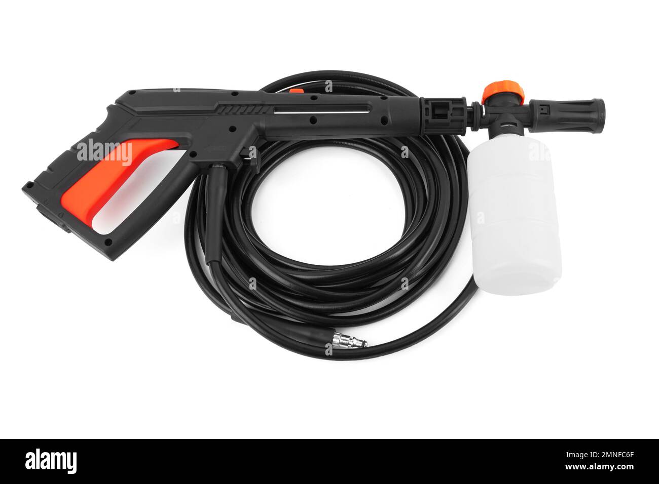 High pressure washer isolated on white background Stock Photo Alamy