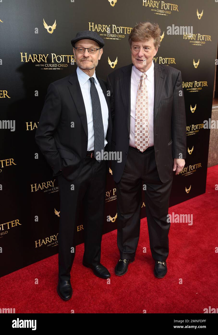 David Hyde Pierce, left, and husband Brian Hargrove attend the "Harry