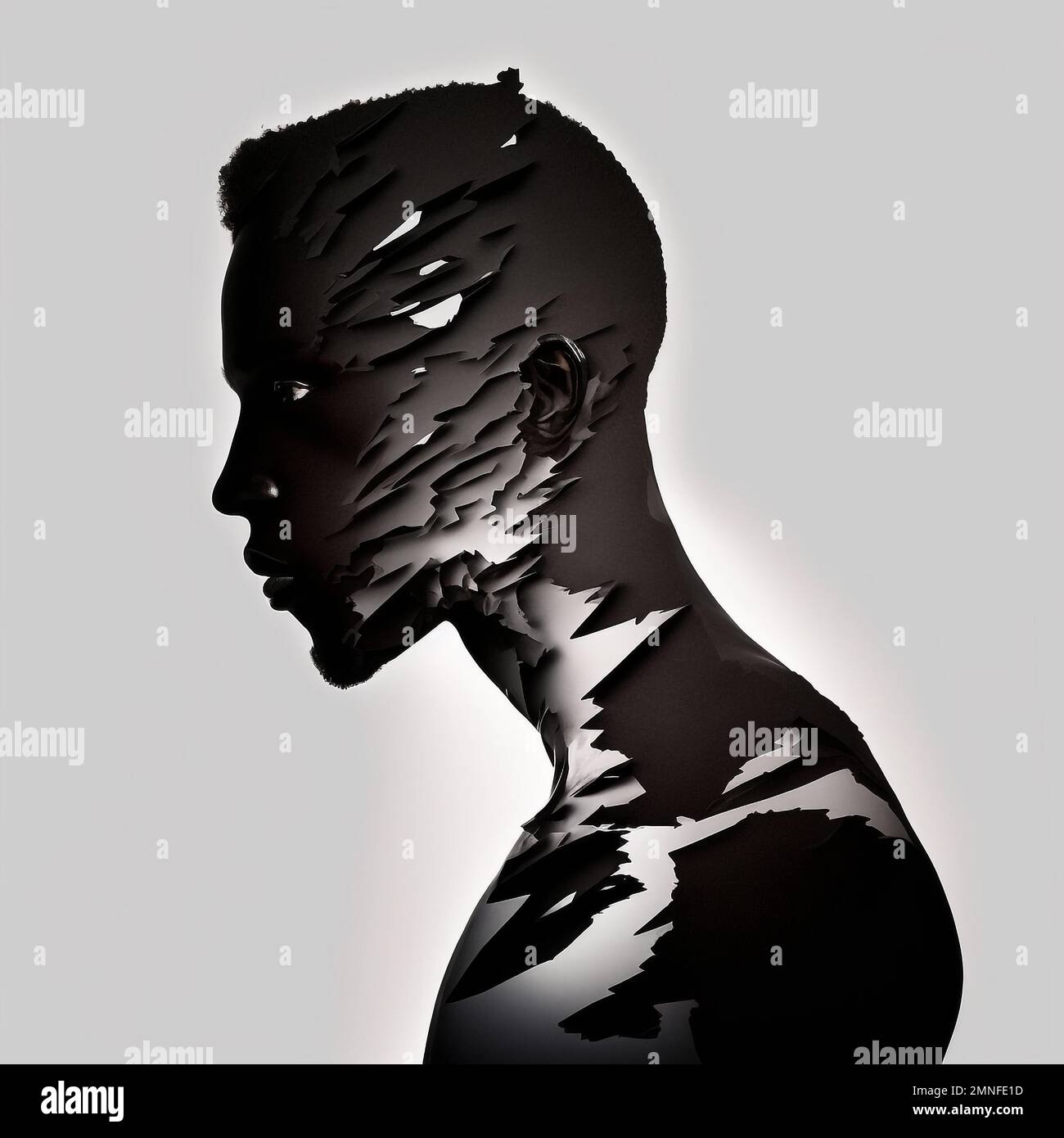 African american silhouette hi-res stock photography and images - Alamy