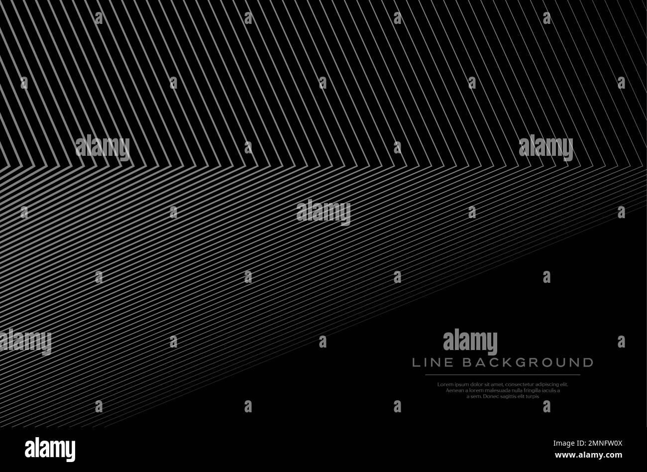 Modern black lines abstract background. Minimalist technology line