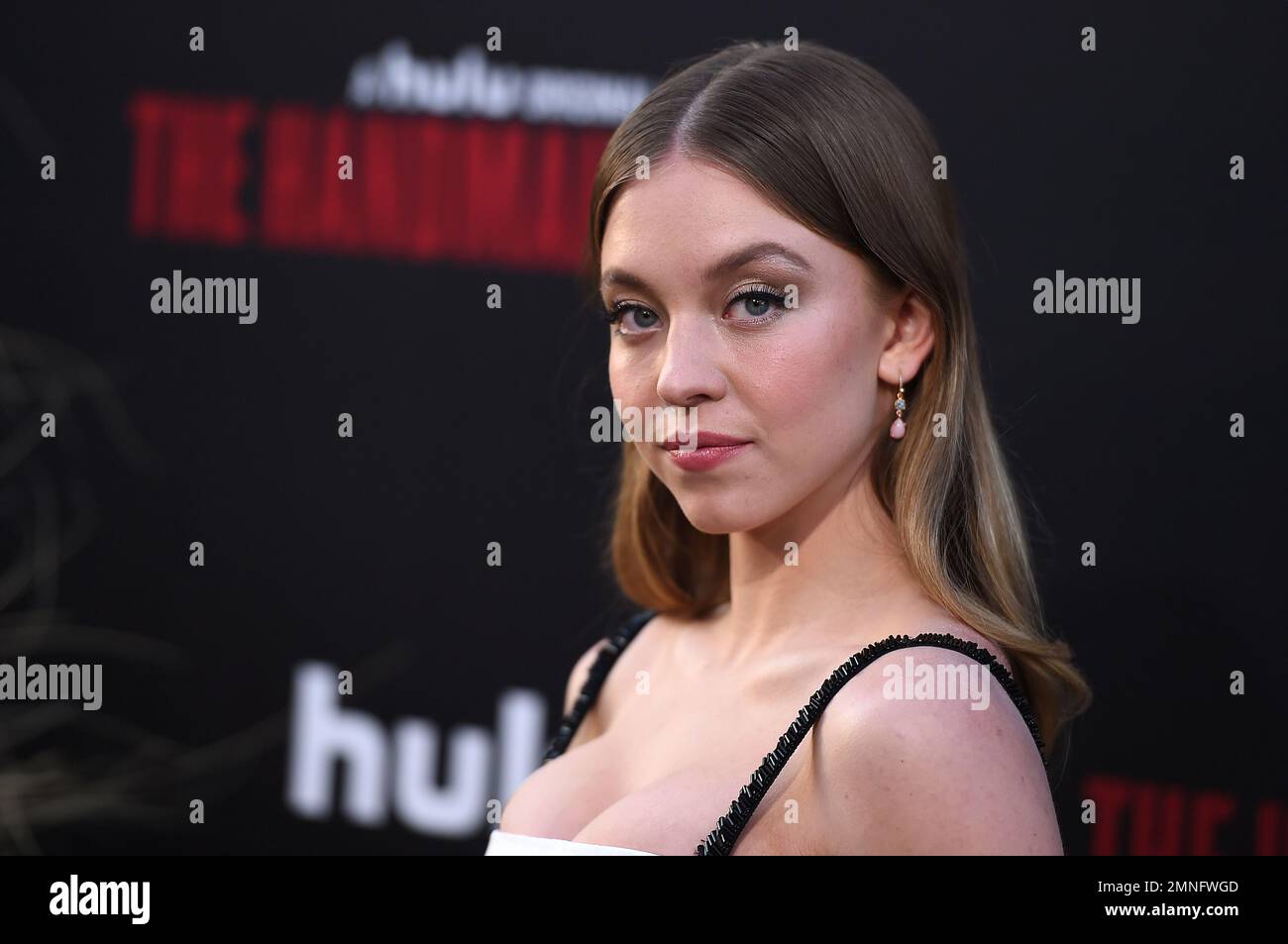 Cast member Sydney Sweeney arrives at the Los Angeles premiere of "The
