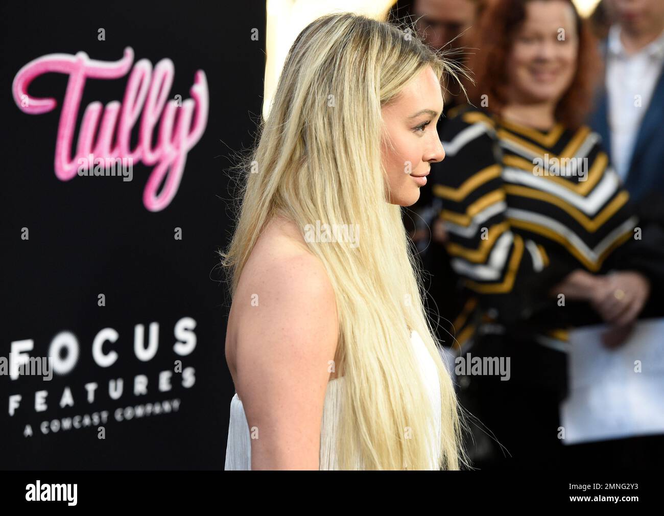 Corinne Olympios arrives at the Los Angeles premiere of "Tully" at