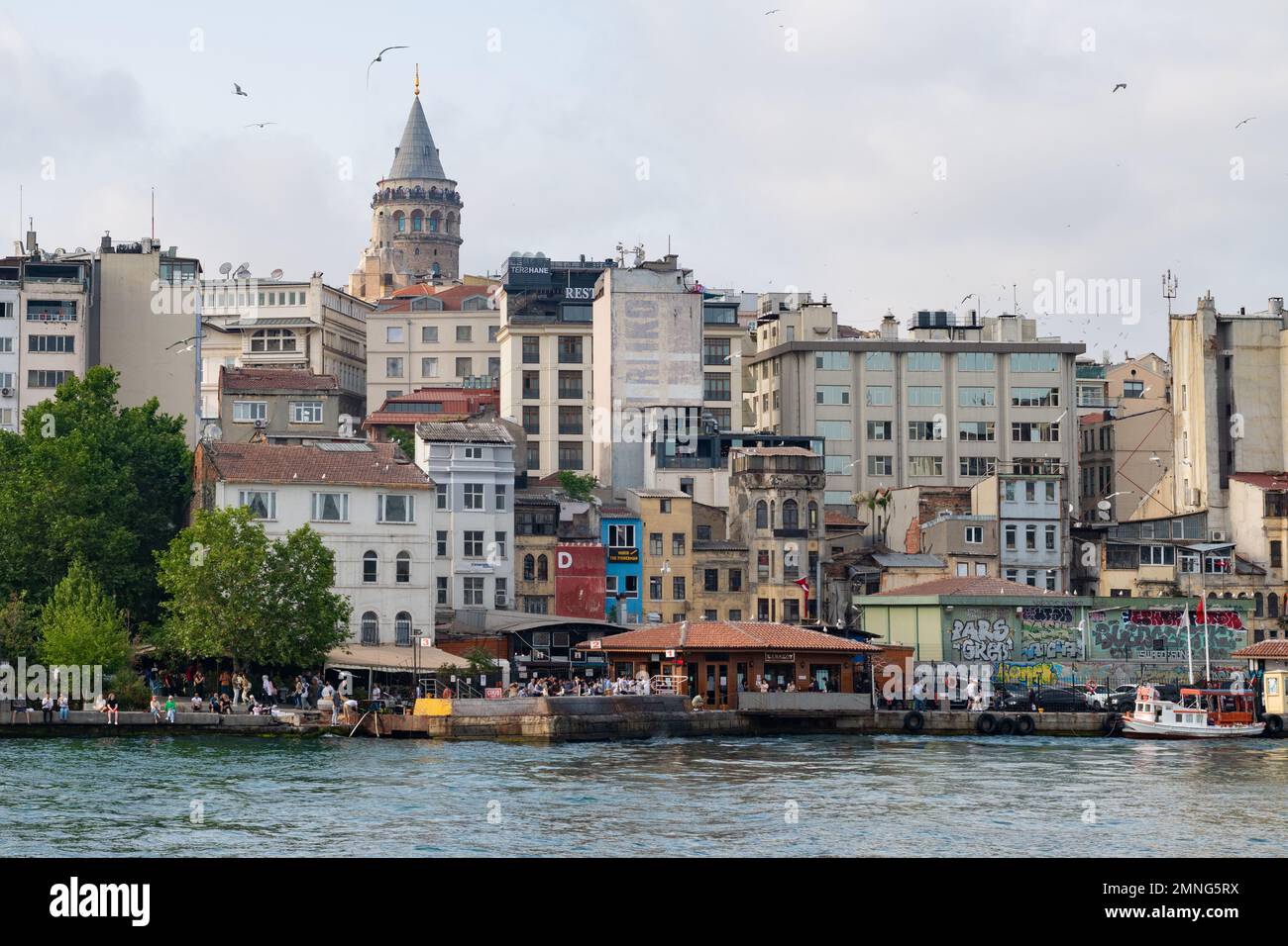 Karakoy Thursday Market (Persembe Market), Beyoglu, Karakoy, Istanbul, Turkey Stock Photo