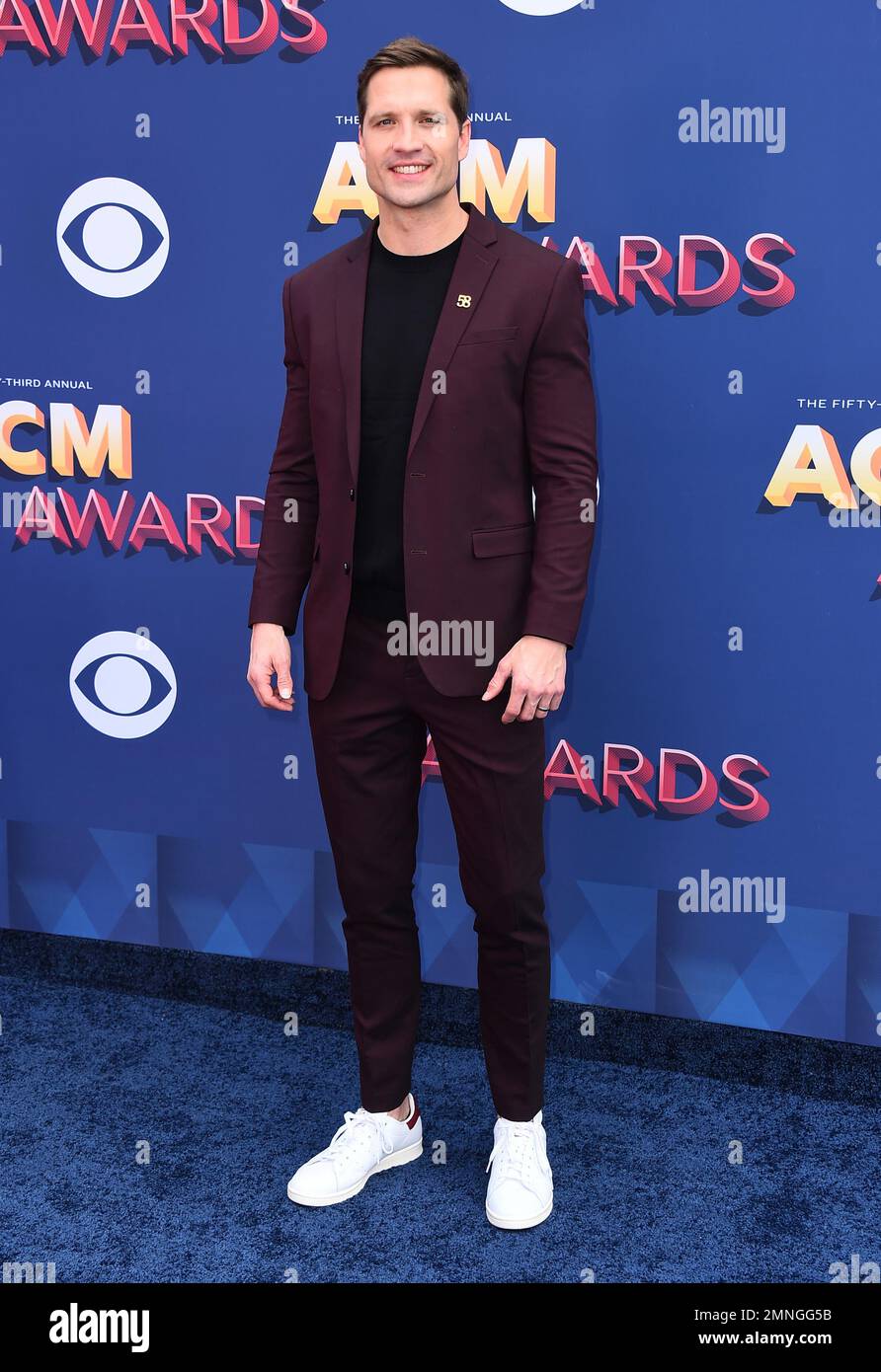 Walker Hayes arrives at the 53rd annual Academy of Country Music Awards ...