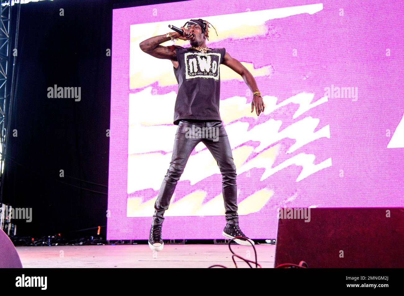 Meechie Rapper Meechy Darko of Flatbush Zombies performs at Coachella Music & Arts ...