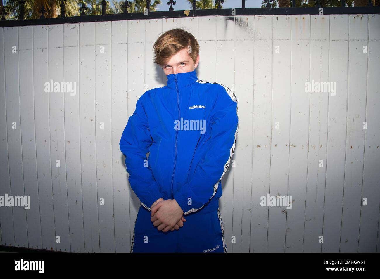 Whethan poses at Coachella Music & Arts Festival at the Empire Polo ...
