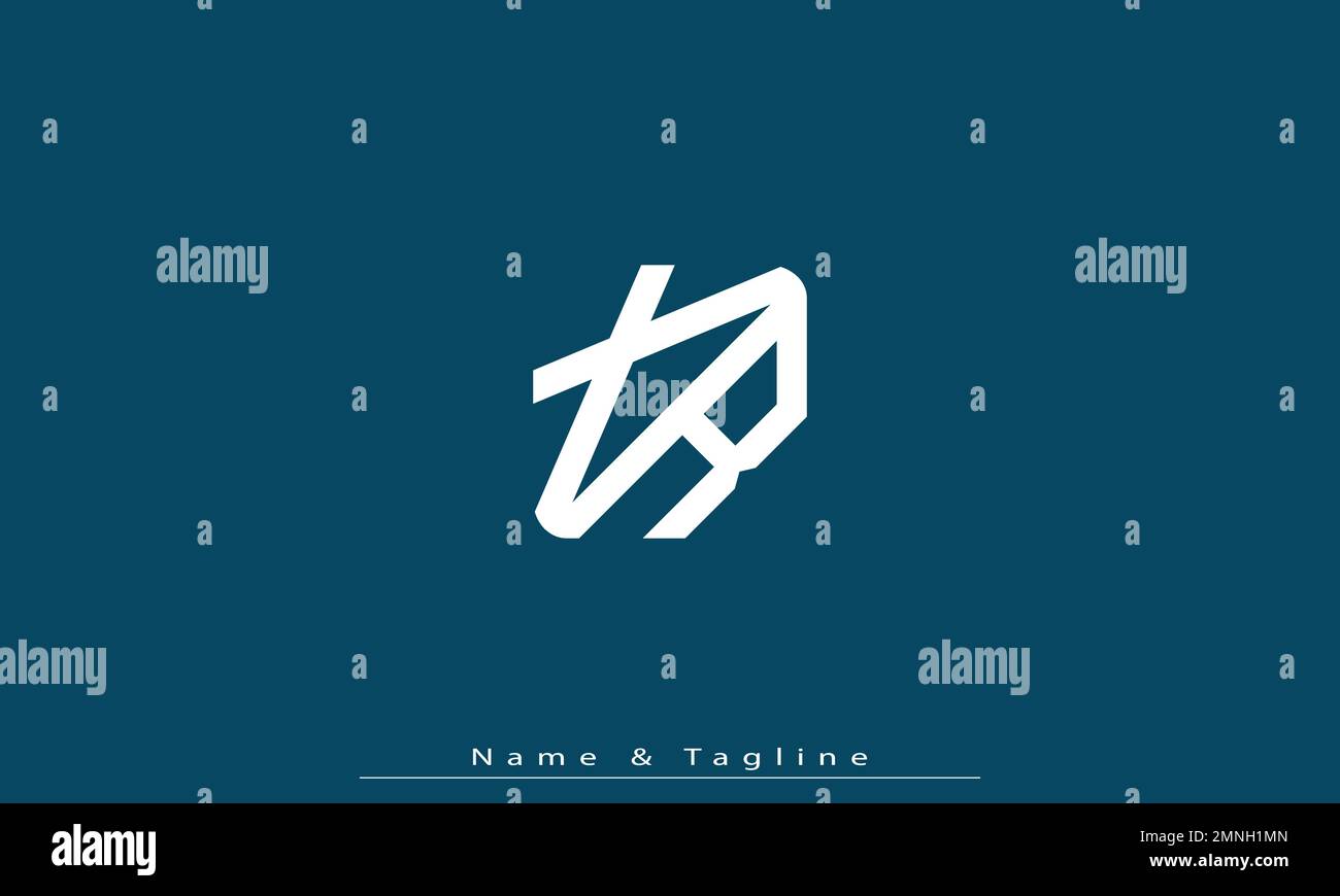 Alphabet letters Initials Monogram logo XR , RX Stock Vector