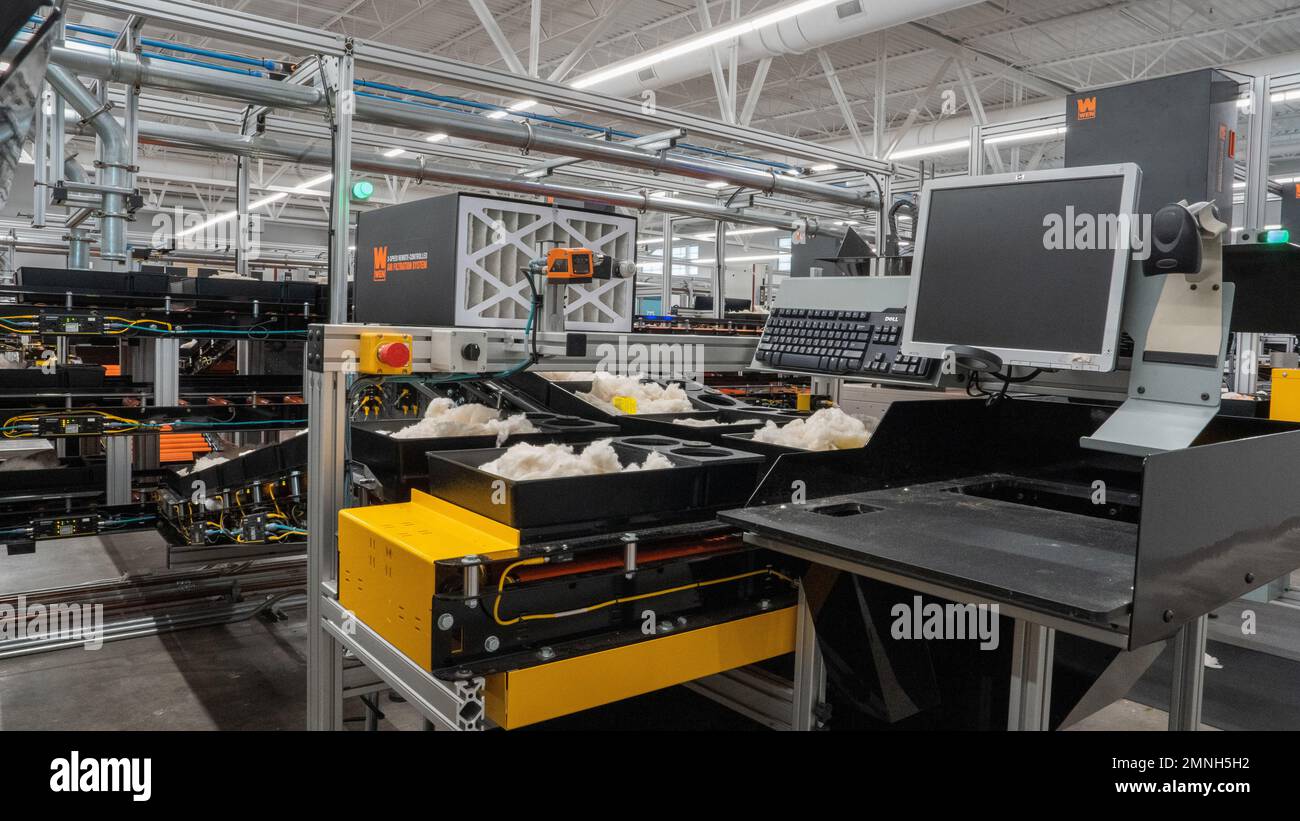 Interior of a U.S. Department of Agriculture, Agricultural Marketing Service, Cotton Grading