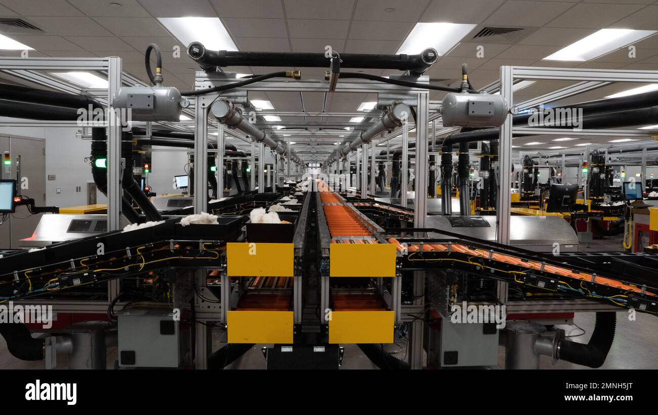 Interior of a U.S. Department of Agriculture, Agricultural Marketing Service, Cotton Grading