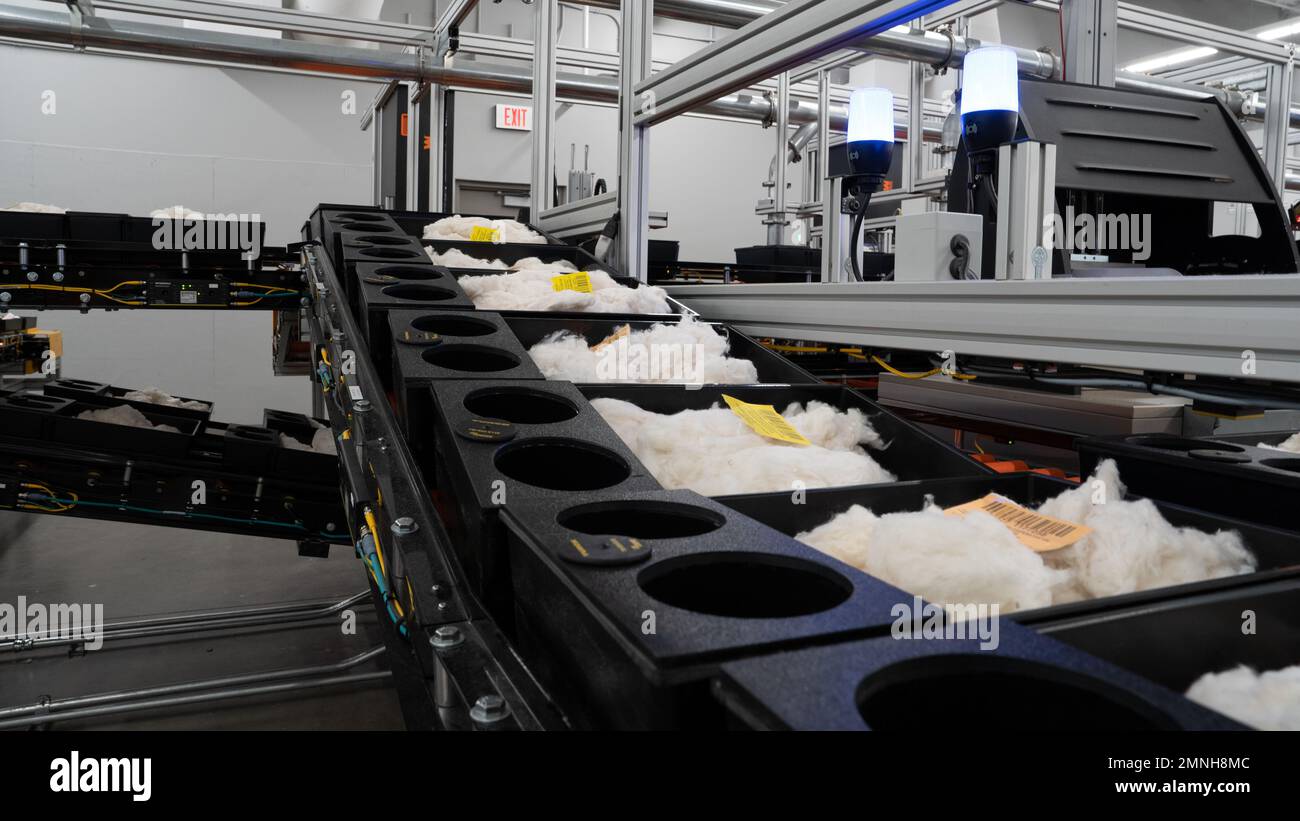 Interior of a U.S. Department of Agriculture, Agricultural Marketing Service, Cotton Grading