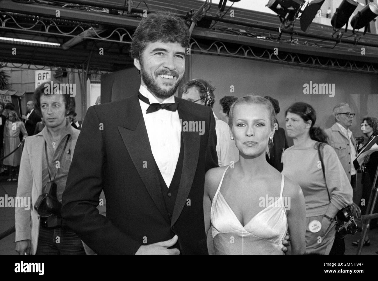 Breien Rousel Cheryl Ladd with Brian Russell at the premiere of Annie at Mann's ...