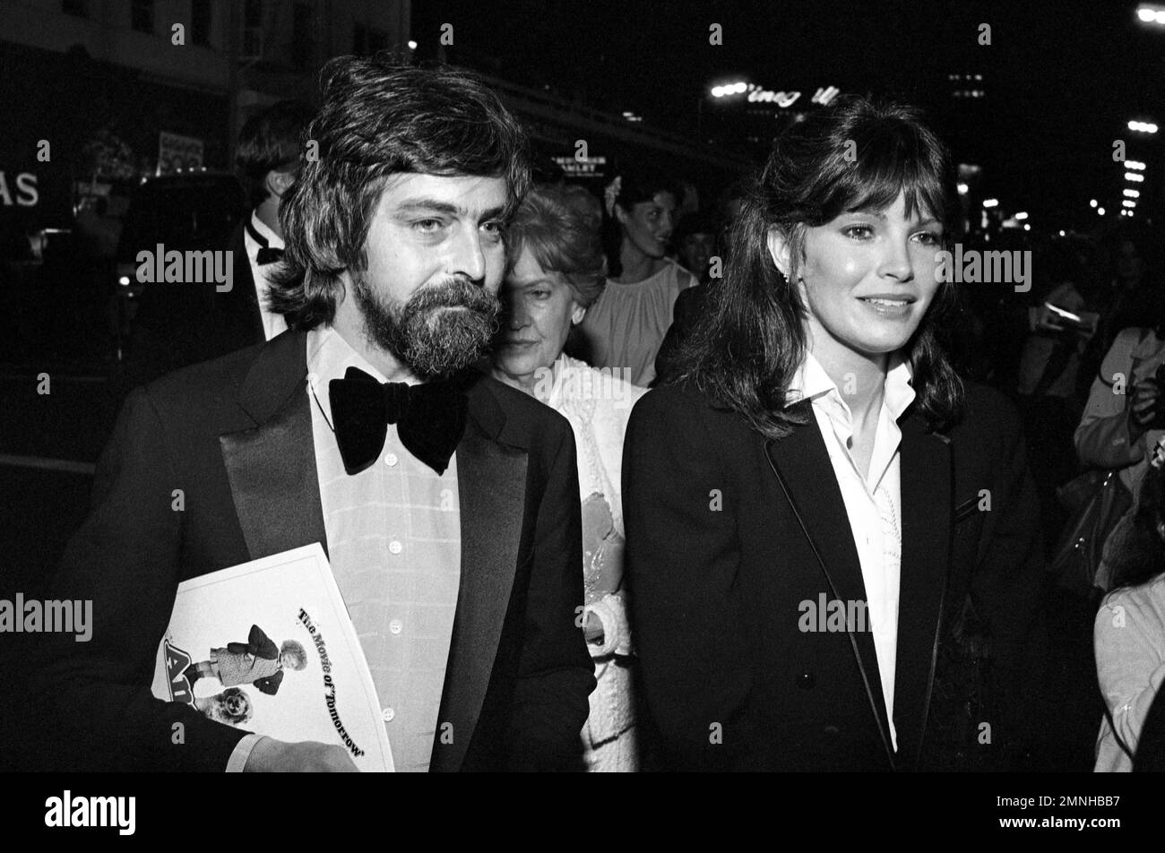 Jaclyn Smith With Tony Richmond At The Premiere Of Annie At Mann's ...