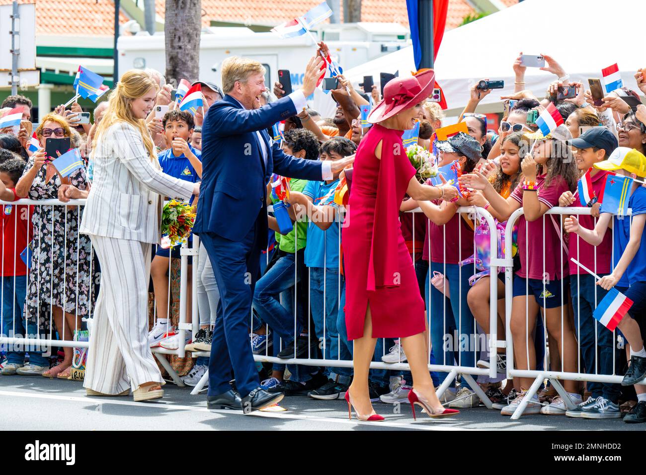 King Willem-Alexander and Queen Maxima of the Netherlands with Princess ...