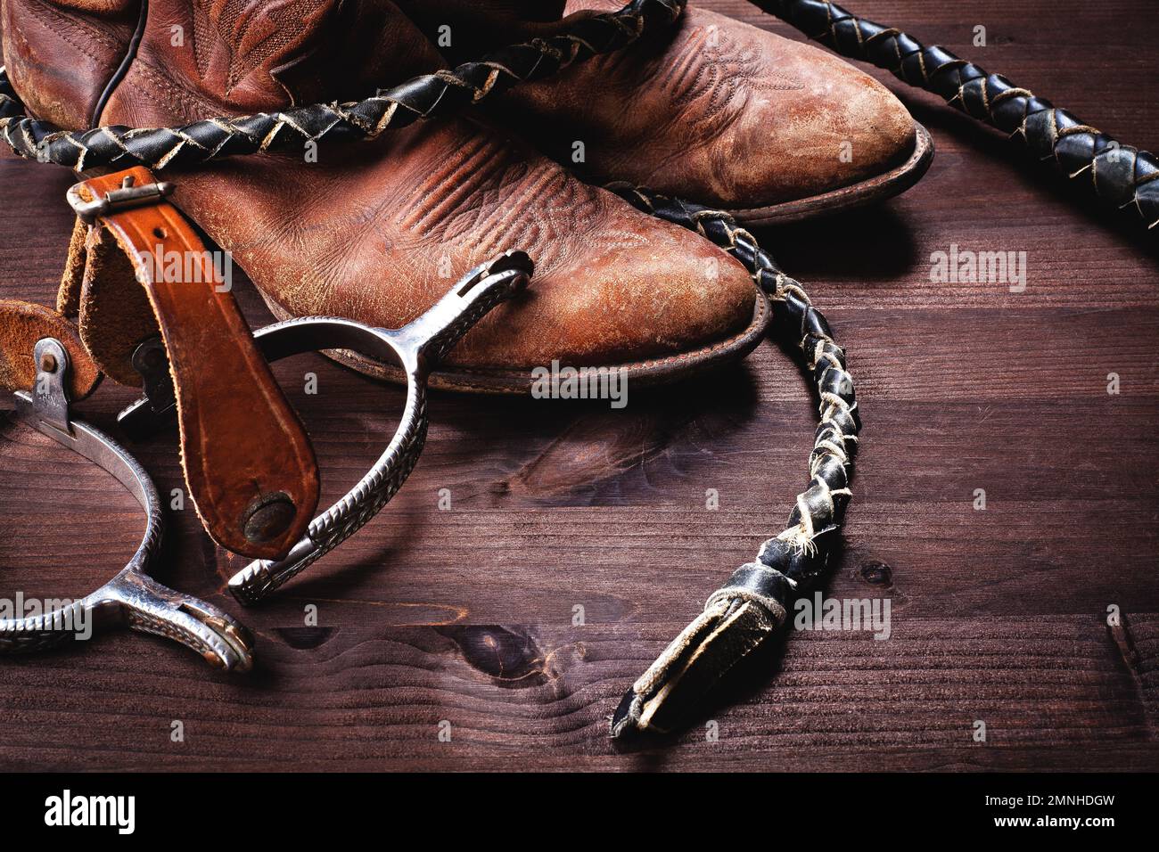 Cowboy boots spurs hi-res stock photography and images - Alamy