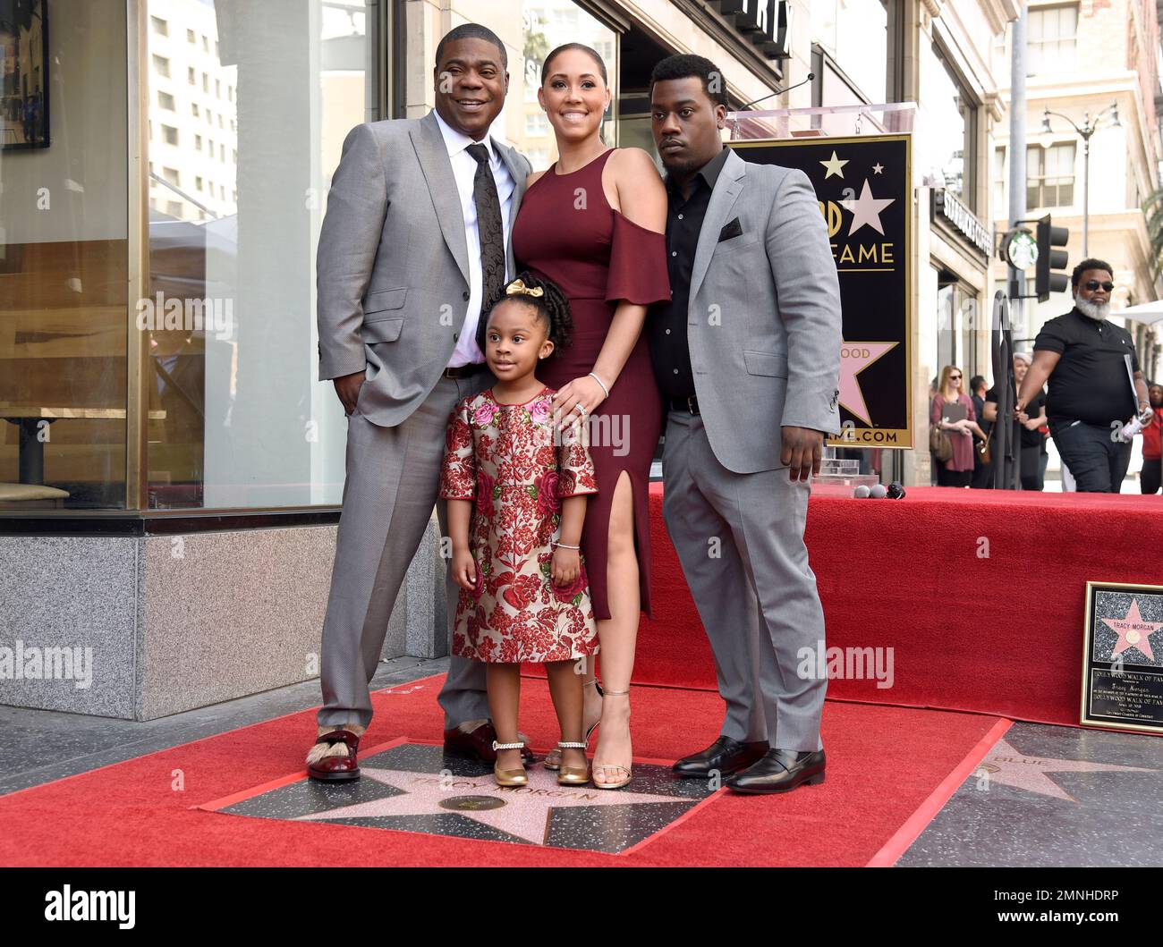 Tracy from left, daughter Maven, wife Megan