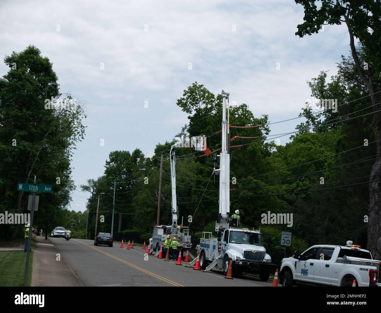 johnson City, Tennessee, United States 20220518 Utility pole