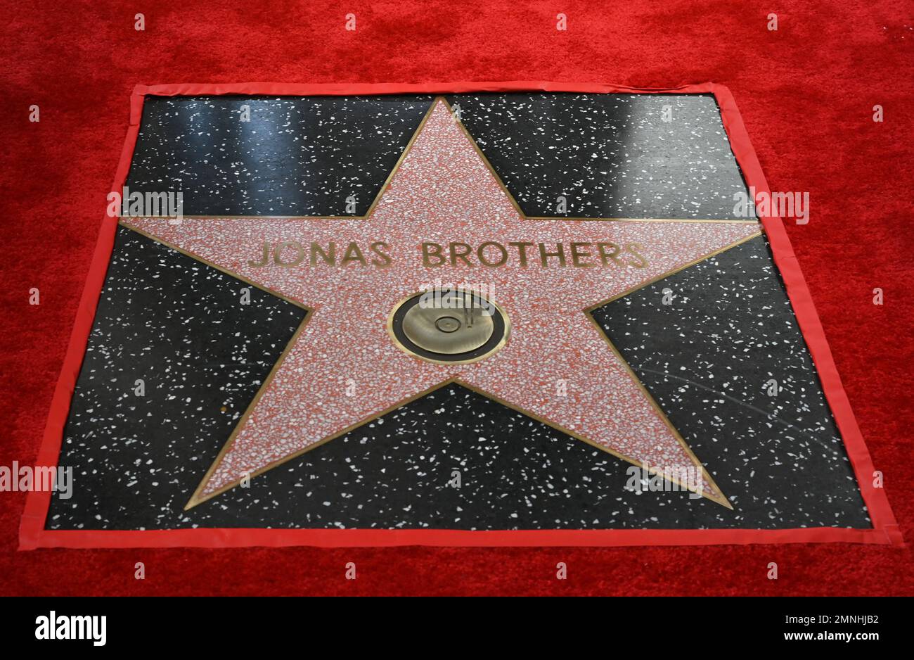 Los Angeles, USA. 30th Jan, 2023. Jonas Brothers at the Hollywood Walk of Fame Star ceremony