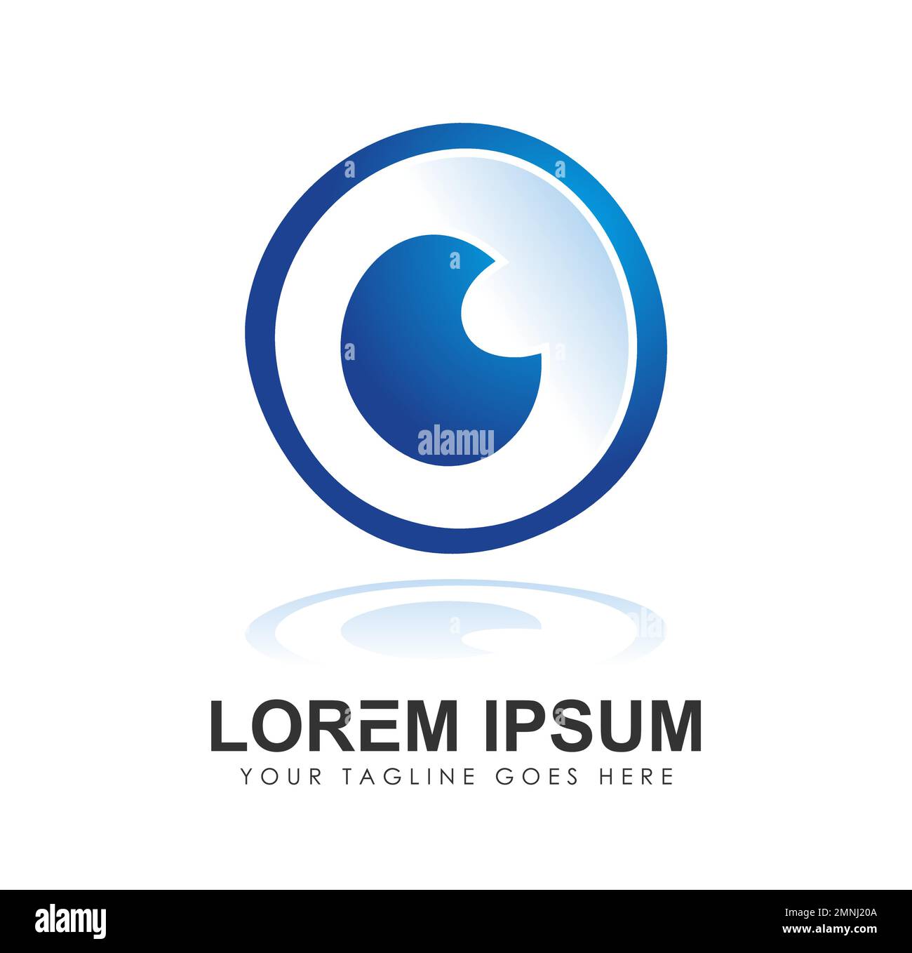 Sign in shape eye Stock Vector Images Alamy