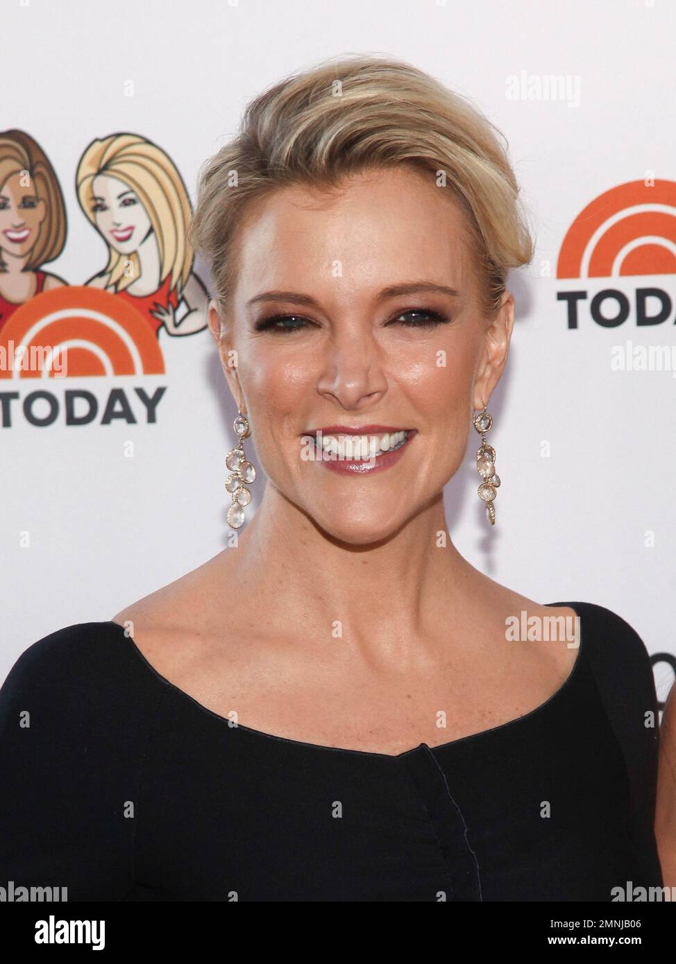 Megyn Kelly attends the "Kathie Lee & Hoda" tenth anniversary party at the Rainbow Room on Wednesday, April 4, 2018, in New York. (Photo by Andy Kropa/Invision/AP) Stock Photo