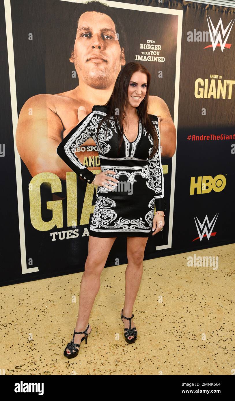 World Wresting Entertainment chief brand officer Stephanie McMahon ...