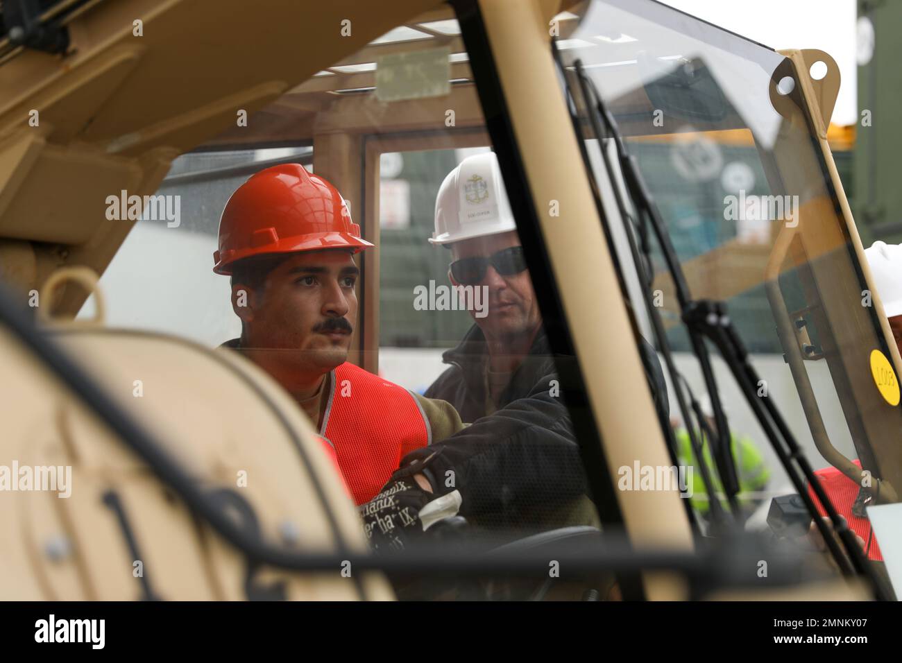 U.S. Navy Chief Equipment Operator Ryan Cofer, ship safety officer