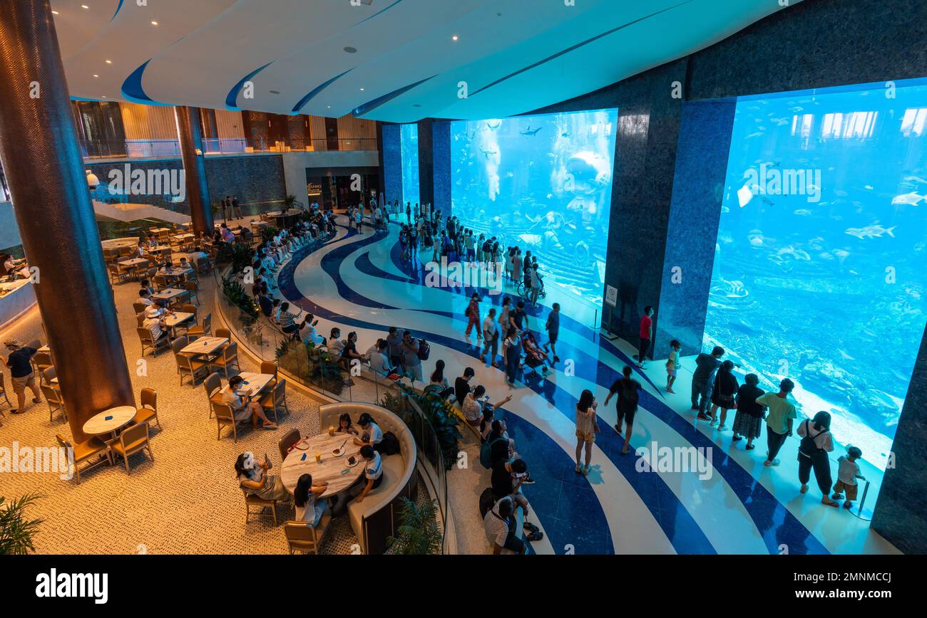 Atlantis hotel aquarium Stock Photo Alamy