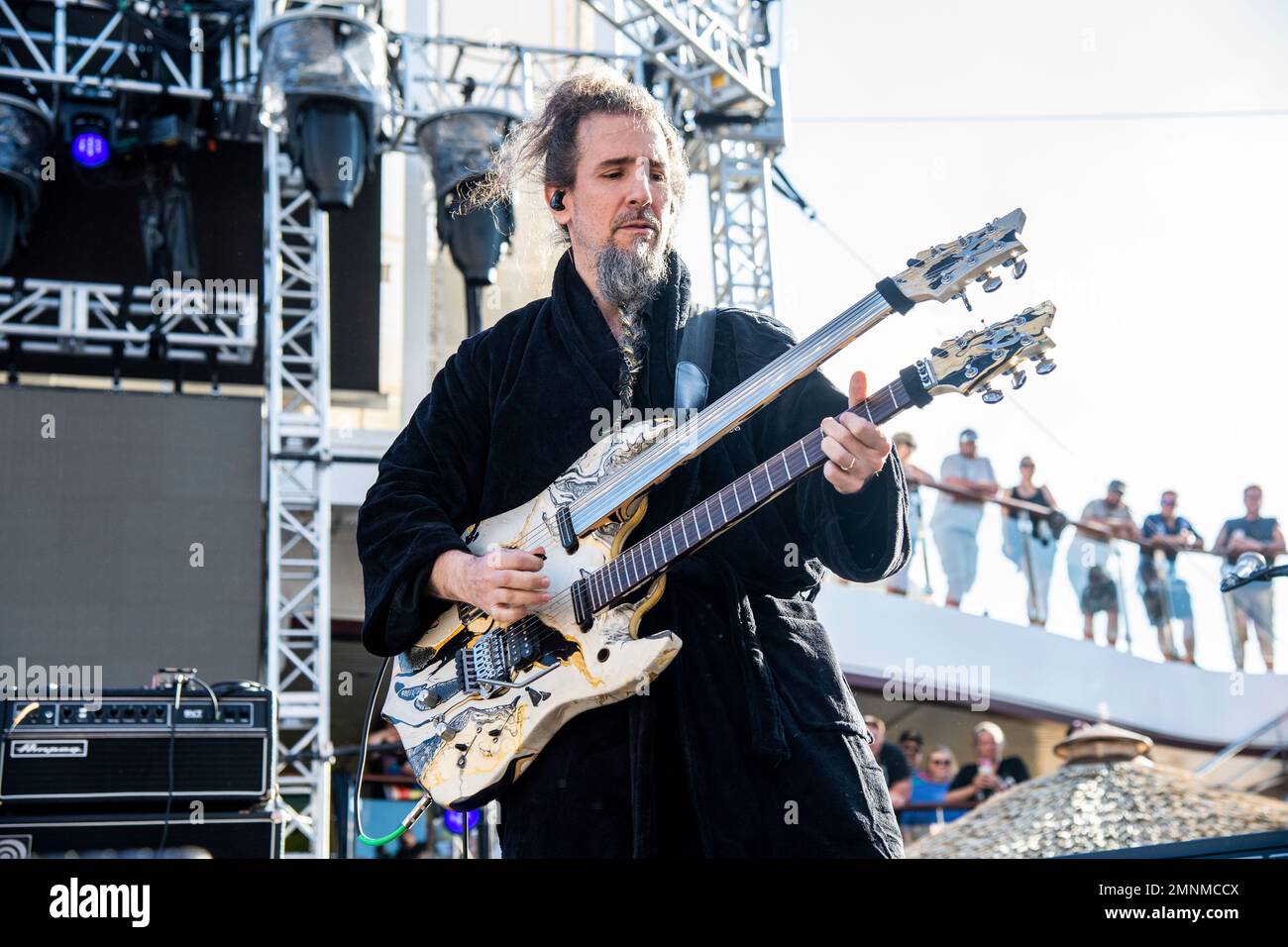 Ron Thal performs with The Stowaways on board the Carnival Magic during