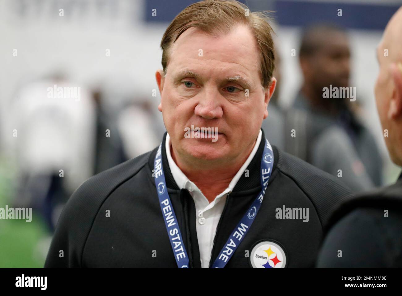 Pittsburgh Steelers Secondary Coach Tom Bradley Attends Penn State Pro Day In State College Pa