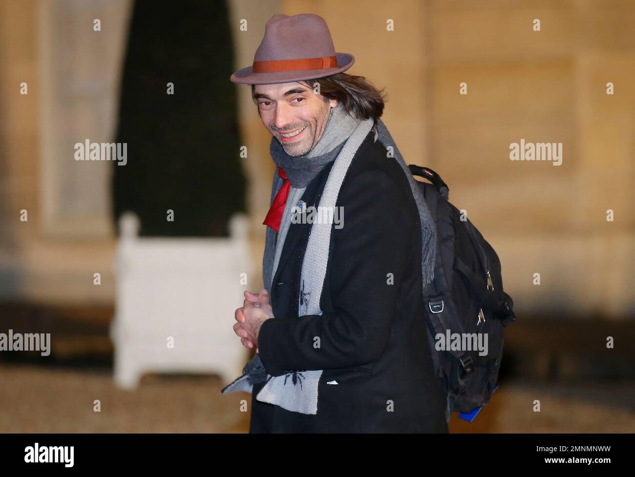 French mathematician Cedric Villani arrives for a state dinner at the ...