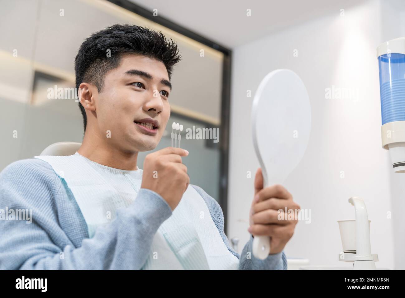 Patients in dental clinic Stock Photo Alamy