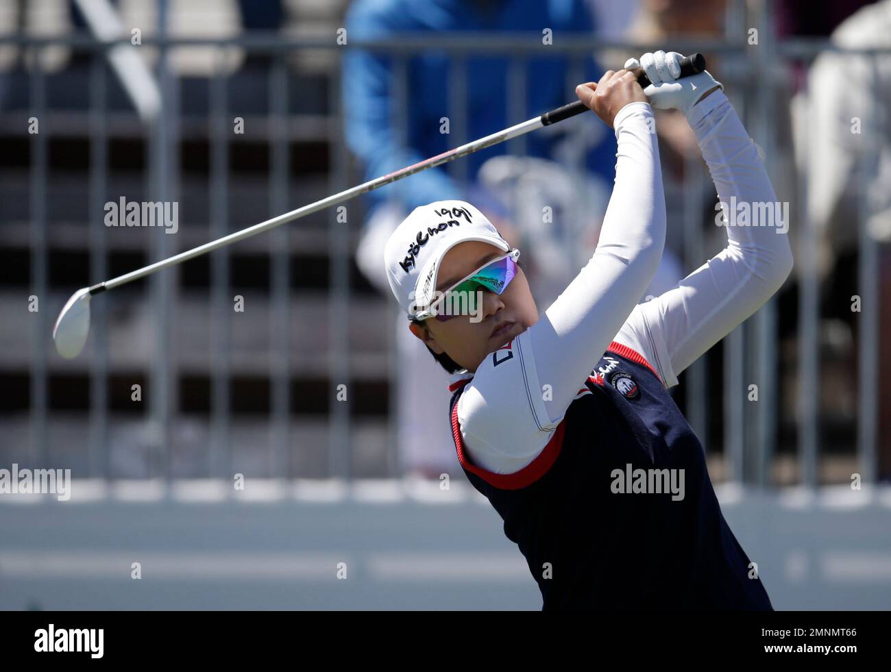 Jeong Eun Lee during the final round of a The Founders Cup LPGA golf ...