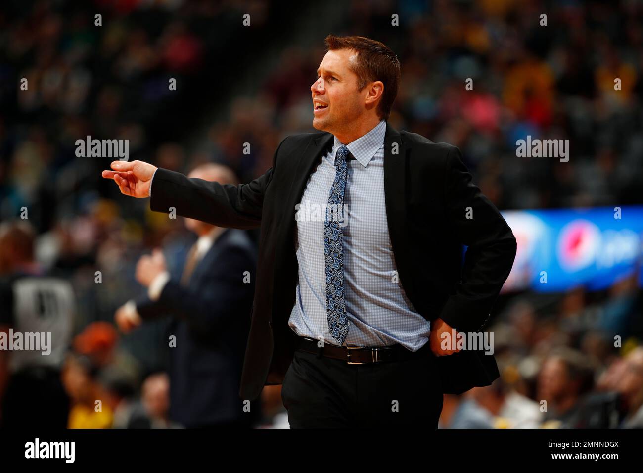 Sacramento Kings head coach David Joerger in the first half of an NBA
