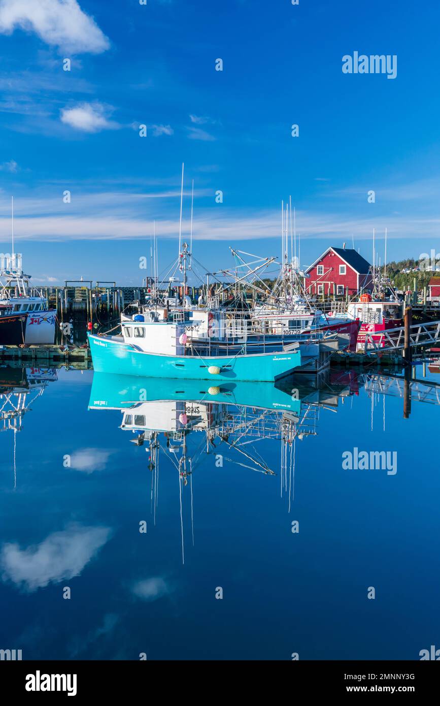 Yarmouth Bar fishing village near Yarmouth, Nova Scotia, Canada Stock